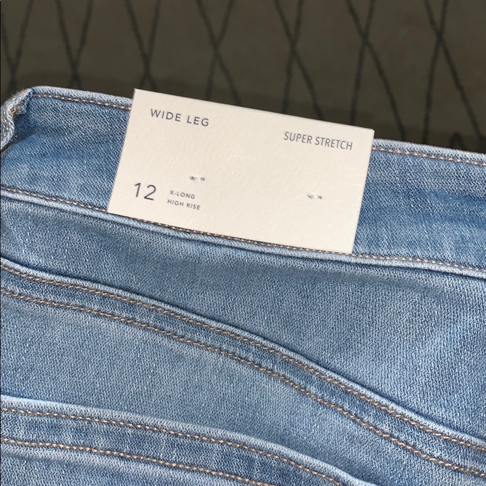 American Eagle Wide Leg Jean 12 Long NWT 💫